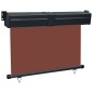 vidaXL Balkon-Seitenmarkise 125x250 cm Braun vidaXL Balkon-Seitenmarkise 125x250 cm Braun