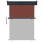 vidaXL Balkon-Seitenmarkise 125x250 cm Braun vidaXL Balkon-Seitenmarkise 125x250 cm Braun