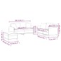 vidaXL 3-tlg. Sofagarnitur mit Kissen Creme Stoff vidaXL 3-tlg. Sofagarnitur mit Kissen Creme Stoff