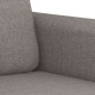 vidaXL 3-tlg. Sofagarnitur mit Kissen Taupe Stoff vidaXL 3-tlg. Sofagarnitur mit Kissen Taupe Stoff