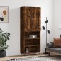 Highboard Räuchereiche 69,5x34x180 cm Holzwerkstoff Highboard Räuchereiche 69,5x34x180 cm Holzwerkstoff