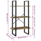 vidaXL Standregal 60x30x105 cm Massivholz Kiefer vidaXL Standregal 60x30x105 cm Massivholz Kiefer
