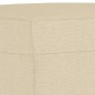 vidaXL 3-tlg. Sofagarnitur mit Kissen Creme Stoff vidaXL 3-tlg. Sofagarnitur mit Kissen Creme Stoff