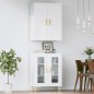 vidaXL Highboard Weiß 69,5x34x180 cm Holzwerkstoff vidaXL Highboard Weiß 69,5x34x180 cm Holzwerkstoff