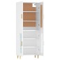 vidaXL Highboard Weiß 69,5x34x180 cm Holzwerkstoff vidaXL Highboard Weiß 69,5x34x180 cm Holzwerkstoff