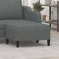 vidaXL Fußhocker Dunkelgrau 70x55x41 cm Stoff vidaXL Fußhocker Dunkelgrau 70x55x41 cm Stoff