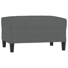 vidaXL Fußhocker Dunkelgrau 70x55x41 cm Stoff