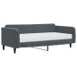 vidaXL Tagesbett mit Matratze Dunkelgrau 100x200 cm Samt vidaXL Tagesbett mit Matratze Dunkelgrau 100x200 cm Samt