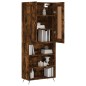 Highboard Räuchereiche 69,5x34x180 cm Holzwerkstoff Highboard Räuchereiche 69,5x34x180 cm Holzwerkstoff