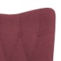 vidaXL Relaxsessel Weinrot Stoff vidaXL Relaxsessel Weinrot Stoff