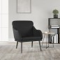 vidaXL Sessel Schwarz 63x76x80 cm Kunstleder vidaXL Sessel Schwarz 63x76x80 cm Kunstleder