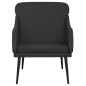 vidaXL Sessel Schwarz 63x76x80 cm Kunstleder vidaXL Sessel Schwarz 63x76x80 cm Kunstleder
