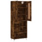 Highboard Räuchereiche 69,5x34x180 cm Holzwerkstoff Highboard Räuchereiche 69,5x34x180 cm Holzwerkstoff