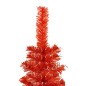 Weihnachtsbaum Schlank mit LEDs & Kugeln Rot 210 cm Weihnachtsbaum Schlank mit LEDs & Kugeln Rot 210 cm