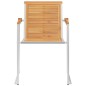 vidaXL Gartenstühle 4 Stk. mit Kissen Massivholz Teak vidaXL Gartenstühle 4 Stk. mit Kissen Massivholz Teak