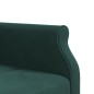 vidaXL Schlafsofa in L-Form Dunkelgrün 271x140x70 cm Samt vidaXL Schlafsofa in L-Form Dunkelgrün 271x140x70 cm Samt