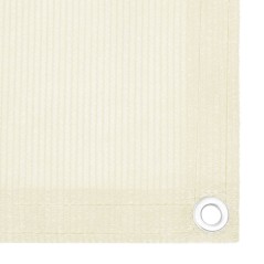 vidaXL Balkon Sichtschutz Creme 90x600 cm HDPE 