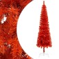 Weihnachtsbaum Schlank mit LEDs & Kugeln Rot 210 cm Weihnachtsbaum Schlank mit LEDs & Kugeln Rot 210 cm