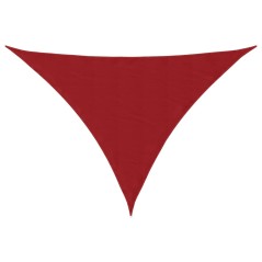 vidaXL Sonnensegel Oxford-Gewebe Dreieckig 3x3x4,24 m Rot