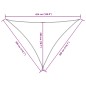 vidaXL Sonnensegel Oxford-Gewebe Dreieckig 3x3x4,24 m Rot vidaXL Sonnensegel Oxford-Gewebe Dreieckig 3x3x4,24 m Rot