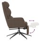 vidaXL Relaxsessel mit Fußteil Taupe Stoff vidaXL Relaxsessel mit Fußteil Taupe Stoff