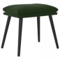 vidaXL Relaxsessel mit Hocker Dunkelgrün Samt vidaXL Relaxsessel mit Hocker Dunkelgrün Samt