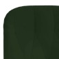 vidaXL Relaxsessel mit Hocker Dunkelgrün Samt vidaXL Relaxsessel mit Hocker Dunkelgrün Samt