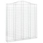 vidaXL Gabionen mit Hochbogen 8 Stk. 200x30x220/240cm Verzinktes Eisen vidaXL Gabionen mit Hochbogen 8 Stk. 200x30x220/240cm Verzinktes Eisen