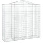 vidaXL Gabionen mit Hochbogen 40Stk. 200x50x180/200cm Verzinktes Eisen vidaXL Gabionen mit Hochbogen 40Stk. 200x50x180/200cm Verzinktes Eisen