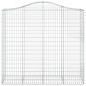 vidaXL Gabionen mit Hochbogen 40Stk. 200x50x180/200cm Verzinktes Eisen vidaXL Gabionen mit Hochbogen 40Stk. 200x50x180/200cm Verzinktes Eisen
