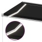 vidaXL Markise Manuell Einziehbar mit LED 350x250 cm Anthrazit vidaXL Markise Manuell Einziehbar mit LED 350x250 cm Anthrazit