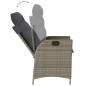 vidaXL 5-tlg. Garten-Essgruppe mit Kissen Grau Poly Rattan vidaXL 5-tlg. Garten-Essgruppe mit Kissen Grau Poly Rattan