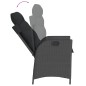vidaXL 9-tlg. Garten-Essgruppe mit Kissen Schwarz Poly Rattan vidaXL 9-tlg. Garten-Essgruppe mit Kissen Schwarz Poly Rattan