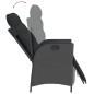 vidaXL 9-tlg. Garten-Essgruppe mit Kissen Schwarz Poly Rattan vidaXL 9-tlg. Garten-Essgruppe mit Kissen Schwarz Poly Rattan