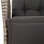 vidaXL 7-tlg. Garten-Essgruppe mit Kissen Grau Poly Rattan vidaXL 7-tlg. Garten-Essgruppe mit Kissen Grau Poly Rattan