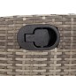 vidaXL 7-tlg. Garten-Essgruppe mit Kissen Grau Poly Rattan vidaXL 7-tlg. Garten-Essgruppe mit Kissen Grau Poly Rattan