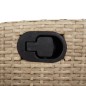 vidaXL 5-tlg. Garten-Essgruppe mit Kissen Beige Poly Rattan vidaXL 5-tlg. Garten-Essgruppe mit Kissen Beige Poly Rattan