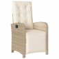 vidaXL 9-tlg. Garten-Essgruppe mit Kissen Beige Poly Rattan vidaXL 9-tlg. Garten-Essgruppe mit Kissen Beige Poly Rattan
