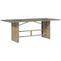 vidaXL 9-tlg. Garten-Essgruppe mit Kissen Beige Poly Rattan vidaXL 9-tlg. Garten-Essgruppe mit Kissen Beige Poly Rattan