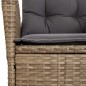 vidaXL 7-tlg. Garten-Essgruppe mit Kissen Beige Poly Rattan vidaXL 7-tlg. Garten-Essgruppe mit Kissen Beige Poly Rattan