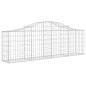 vidaXL Gabionen mit Hochbogen 3 Stk. 200x30x60/80 cm Verzinktes Eisen vidaXL Gabionen mit Hochbogen 3 Stk. 200x30x60/80 cm Verzinktes Eisen