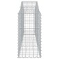 vidaXL Gabionen mit Hochbogen 3 Stk. 200x30x60/80 cm Verzinktes Eisen vidaXL Gabionen mit Hochbogen 3 Stk. 200x30x60/80 cm Verzinktes Eisen