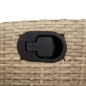 vidaXL 3-tlg. Garten-Essgruppe mit Kissen Beige Poly Rattan vidaXL 3-tlg. Garten-Essgruppe mit Kissen Beige Poly Rattan