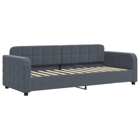 vidaXL Tagesbett Dunkelgrau 80x200 cm Samt
