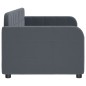vidaXL Tagesbett Dunkelgrau 80x200 cm Samt