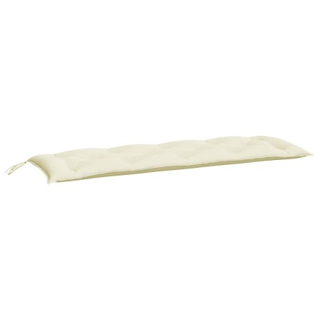 vidaXL Gartenbank-Auflage Creme 150x50x7 cm Oxford-Gewebe