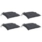 vidaXL Stuhlkissen 4 Stk. Anthrazit 40x40x7 cm Oxford-Gewebe vidaXL Stuhlkissen 4 Stk. Anthrazit 40x40x7 cm Oxford-Gewebe