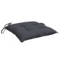 vidaXL Stuhlkissen 4 Stk. Anthrazit 40x40x7 cm Oxford-Gewebe vidaXL Stuhlkissen 4 Stk. Anthrazit 40x40x7 cm Oxford-Gewebe