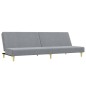 vidaXL 2-tlg. Sofagarnitur Hellgrau Stoff vidaXL 2-tlg. Sofagarnitur Hellgrau Stoff