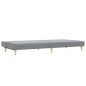 vidaXL 2-tlg. Sofagarnitur Hellgrau Stoff vidaXL 2-tlg. Sofagarnitur Hellgrau Stoff